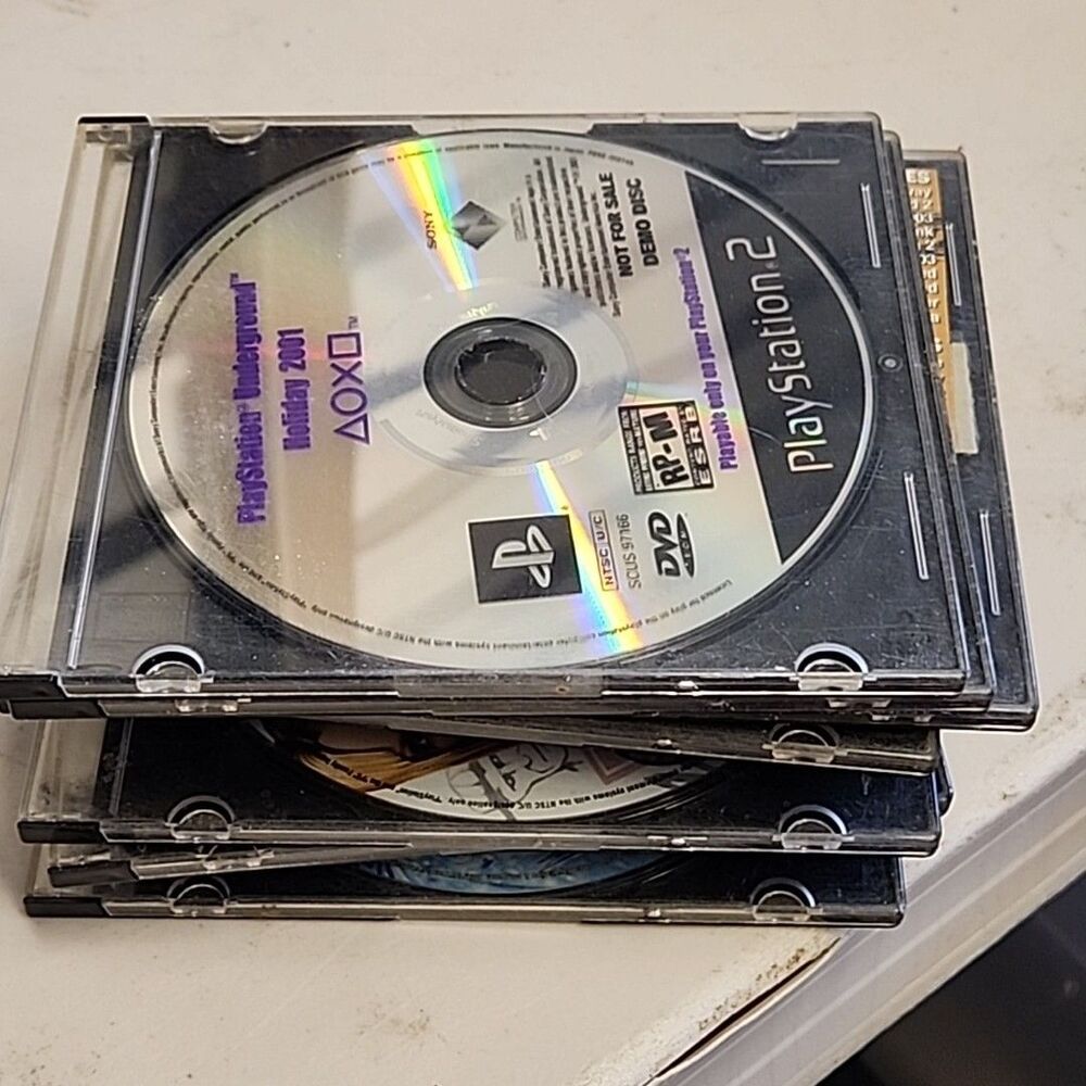 Lot Of 12 Sony Playstation 2 PS2 Official US Magazine Demo Disc